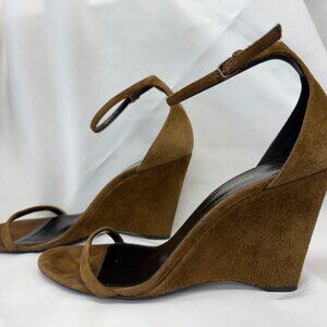 Saint Laurent Lila Wedge Sanal